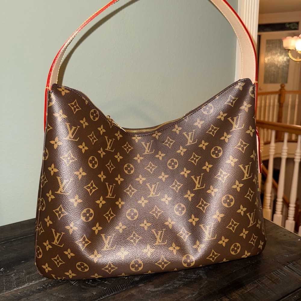 Louis Vuitton Brown Monogram Slouchy MM